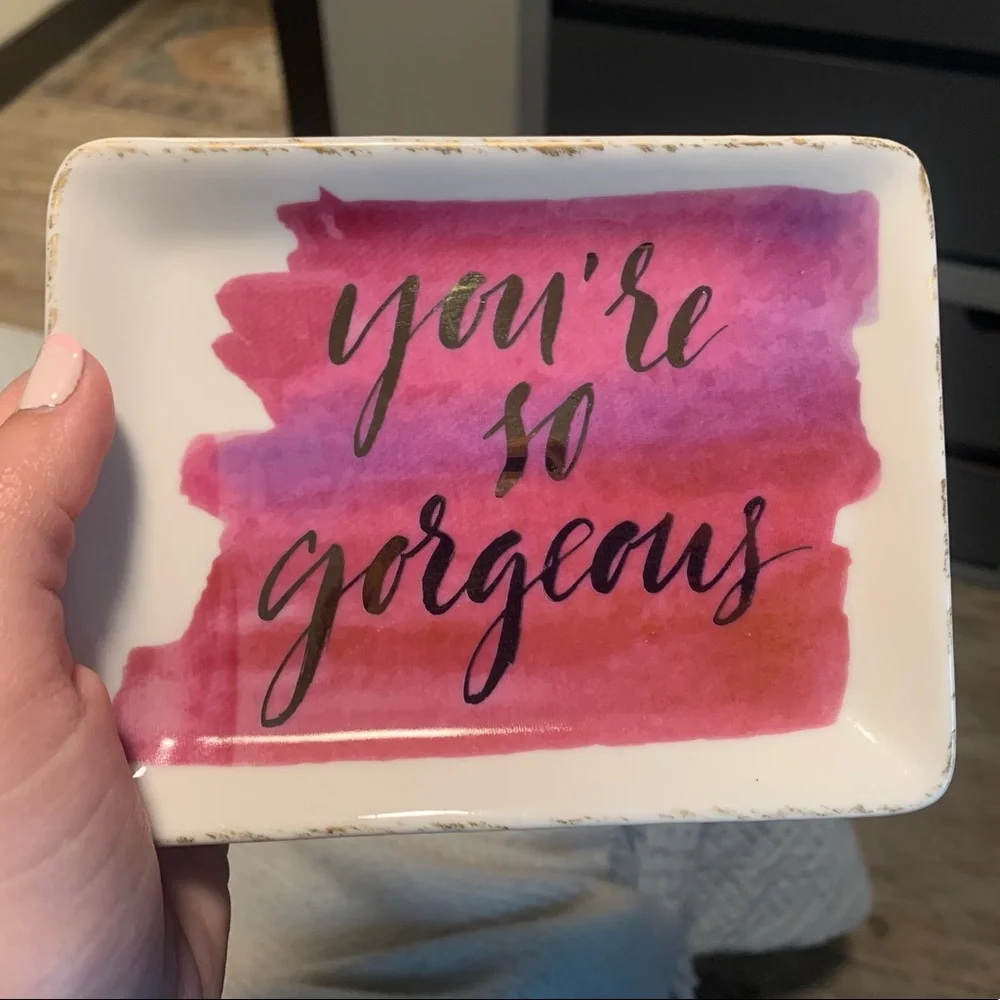 Glass Jewelry Dish